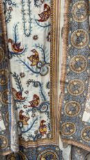 Pure Mal Chanderi Fabric Kurta with Digital Print & Stone Sippi Work